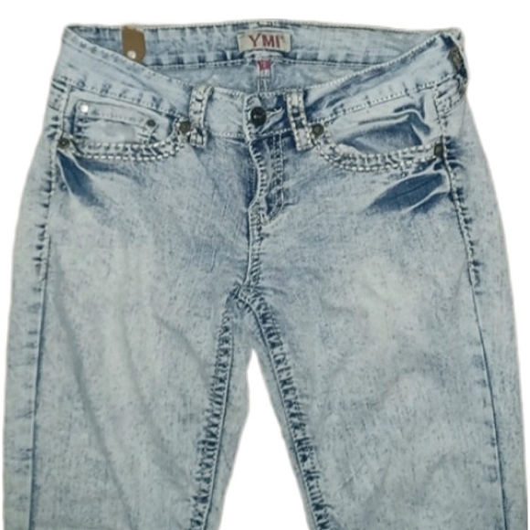 YMI Faded Wash Skinny Jeans - Picture 2 of 6